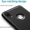 PEDEA TPU CARBON MOCNE ETUI CASE IPHONE X/XS + SZKŁO HARTOWANE